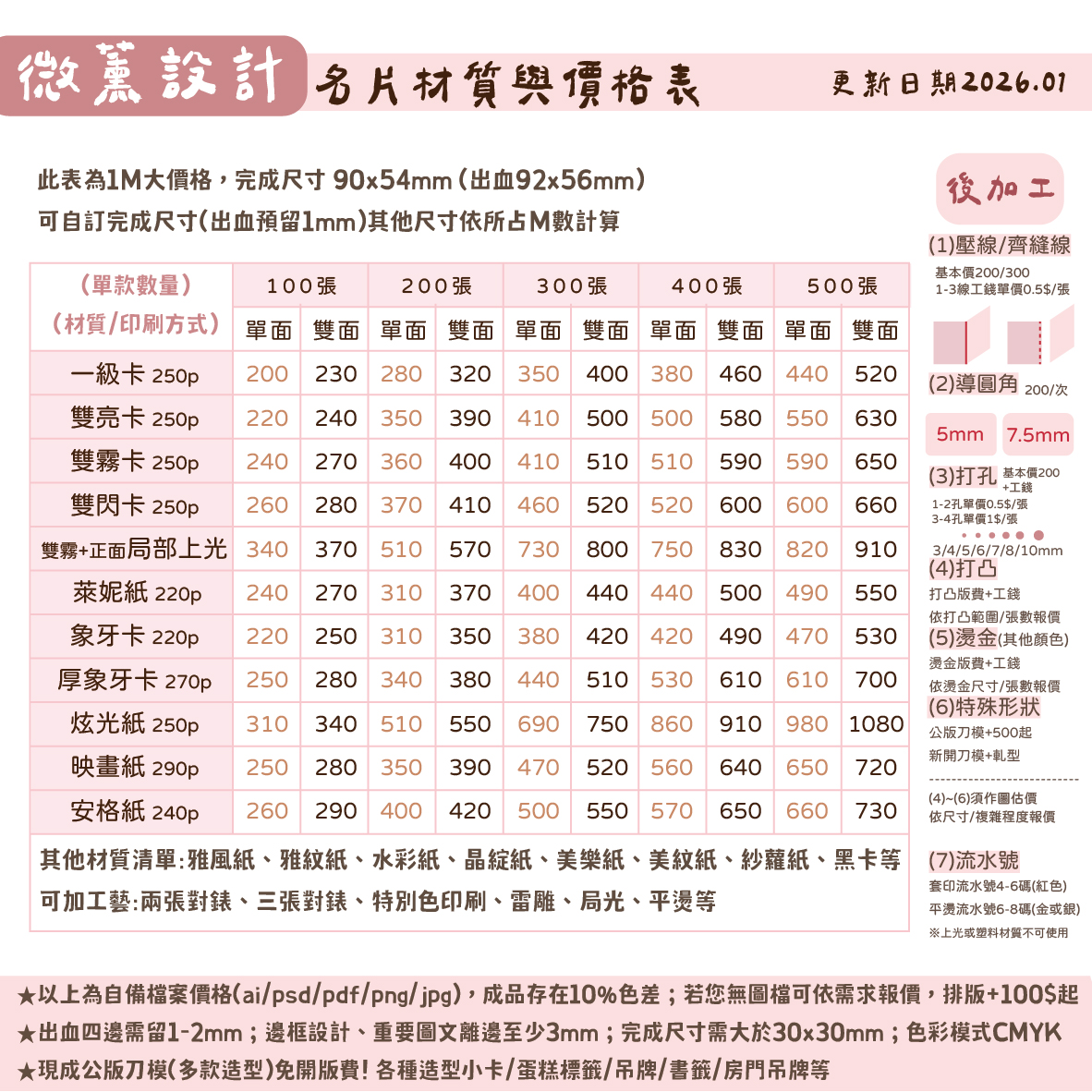 客製｜名片印刷
