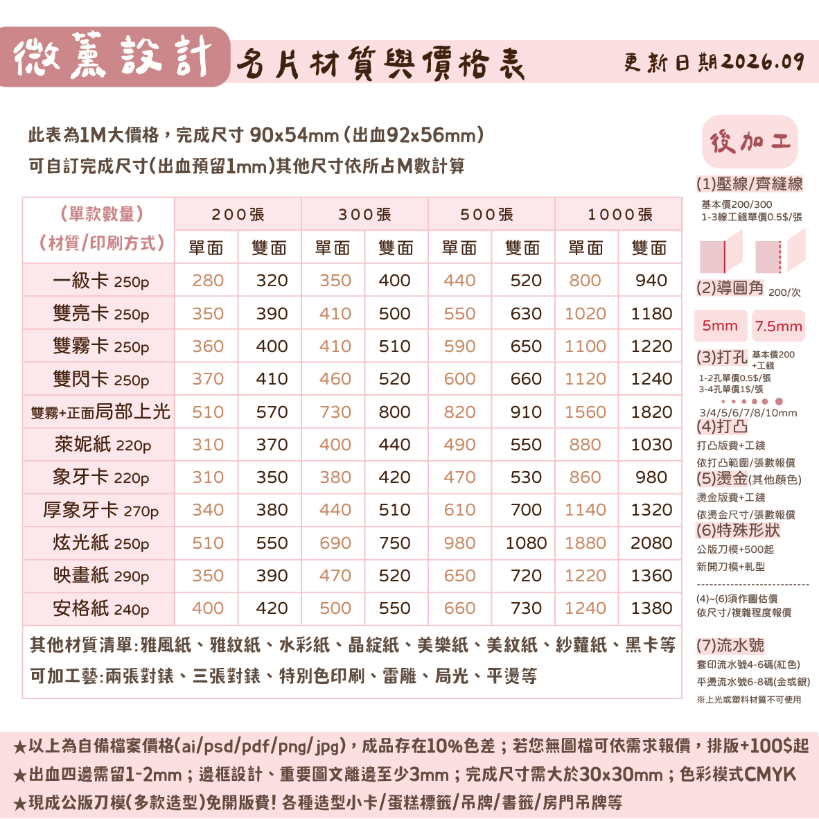 客製|名片印刷