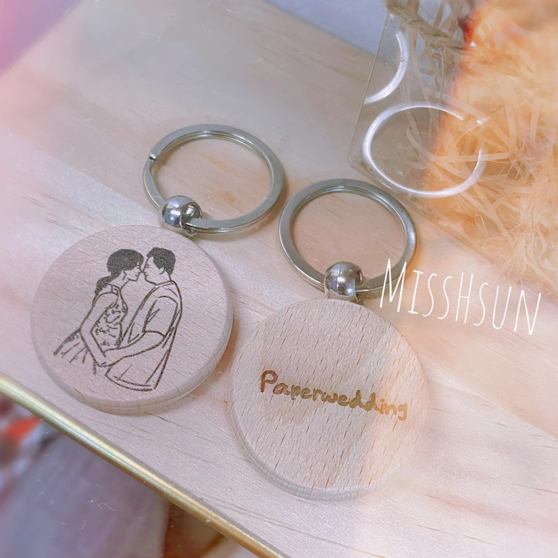 客製|木質鑰匙圈