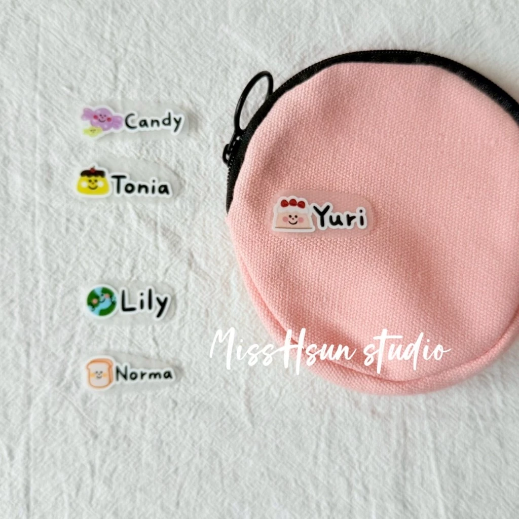 客製｜小夥伴周邊｜姓名貼(多種材質)