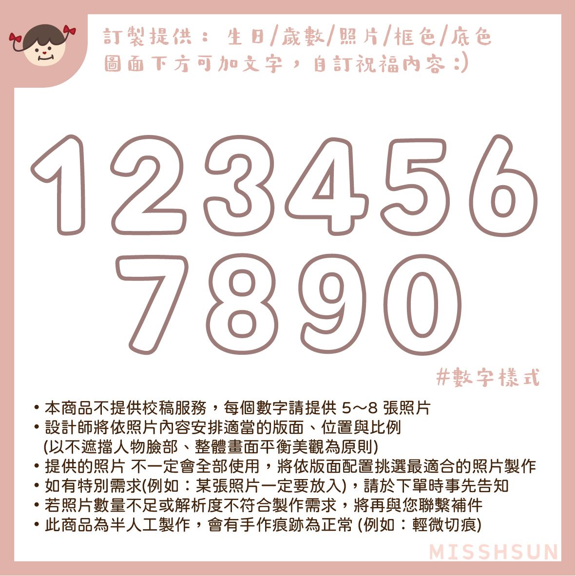訂製｜立體生日相框