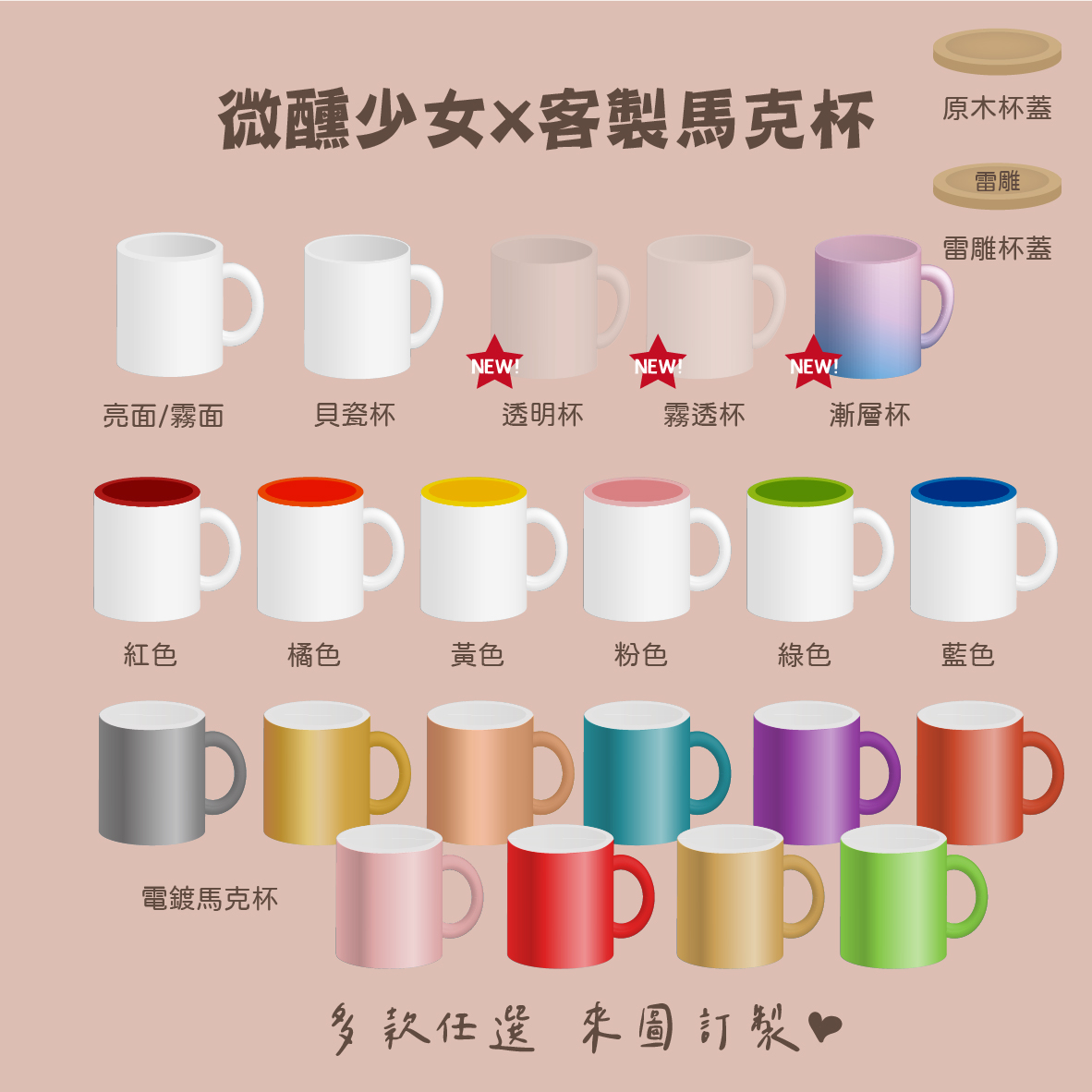 客製｜陶瓷/玻璃 馬克杯